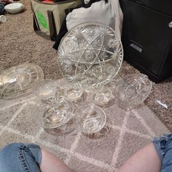 Vintage 1950-60s  Serving Platter Set