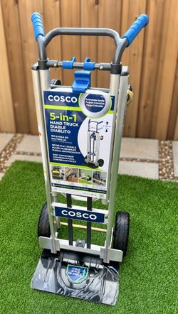 Carretilla COSCO 5 en 1 de aluminio – Capacidad hasta 1,000 lb Hand Truck 5 in 1
