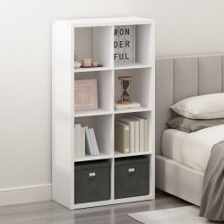 58" x 30" Cube Storage Organizer (8-Cube) - White [NEW] **Retails for $144