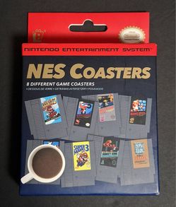 NINTENDO NES CARTRIDGE COASTERS - 8-PIECE SET [2017]