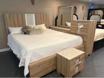 New 5pc King Bedroom Set