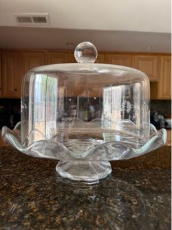 Princess House - Cake Pedestal Stand & Dome