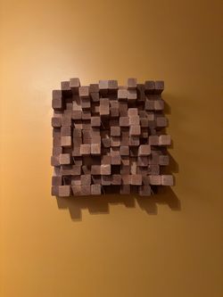 3D Wood Block Wall Sound defusers  Panel