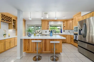 Real Wood Cabinets and Countertops