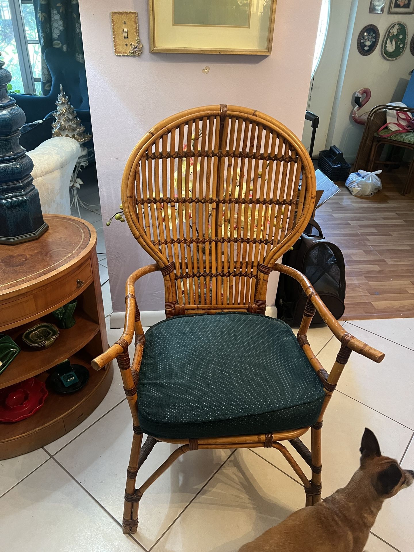 Vintage Bamboo Chair 