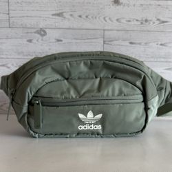  Adidas Silver Green/White Originals National Waist Pack  