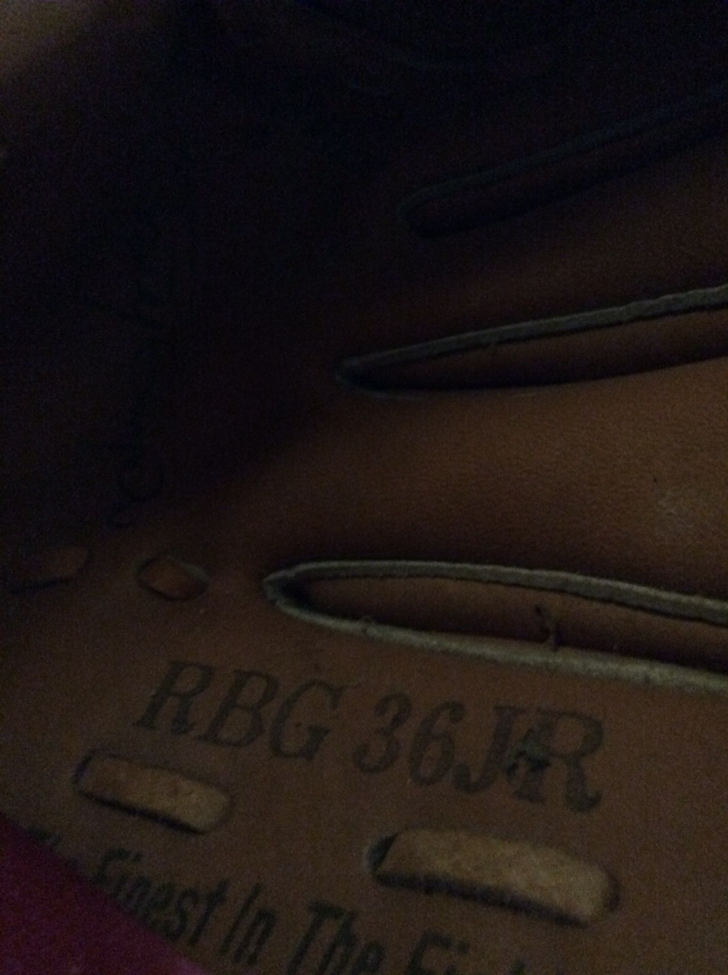 Rawlings RBG 36 JR. leather youth baseball glove