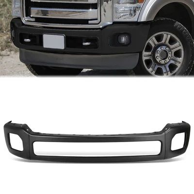 LA Zona Auto Parts 2011 to 2016 Ford F250 F350 Super Duty Modular Lower Front Bumper Defensa de Enfrente Negra Matte Black 