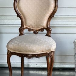 Floral Upholstered Chair