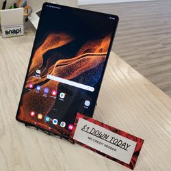 Samsung Galaxy Tab S9 Ultra Tablet - $1 DOWN TODAY, NO CREDIT NEEDED
