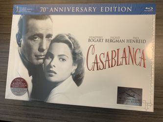 Casablanca 70th Anniversary Sealed Blu-Ray DVD