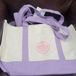 Trader Joe's Large Lavender Tote