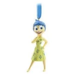 NEW Disney Store Pixar Inside Out Joy Sketchbook Mini Ornament Limited Release Christmas Present Xmas Gift