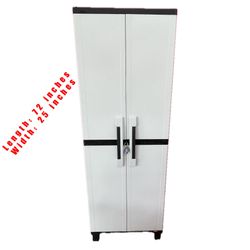 Storage Cabinet With Doors & Lock 