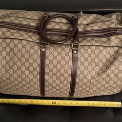 Gucci Large Duffle Bag/ Roller With Wheels AUTHENTIC