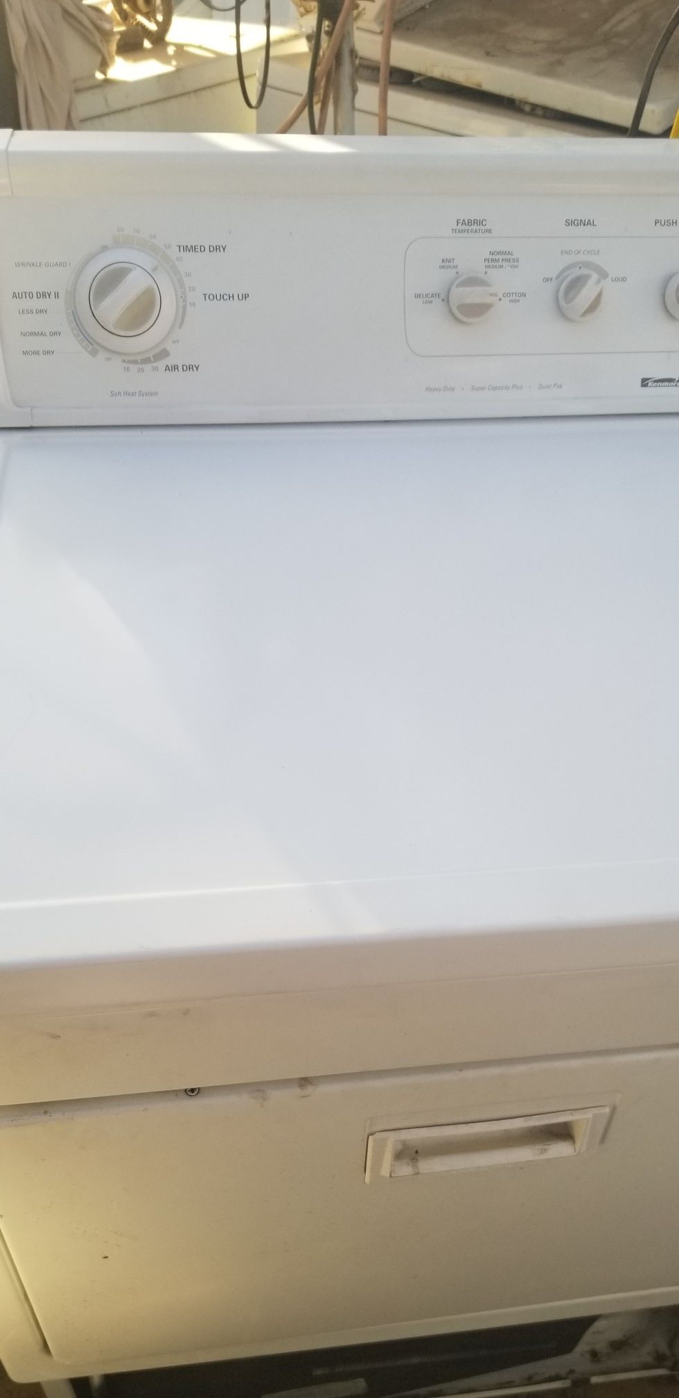 Kenmore washer and dryer