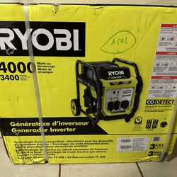 New Ryobi 4000 Watt Generator