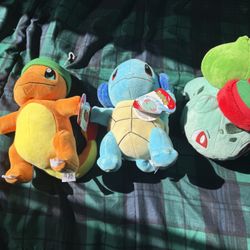 Pokemon 8" Xmax Plush Starter 3-Pack