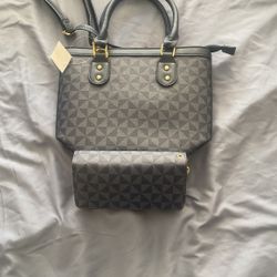 Two Piece Purse Navy