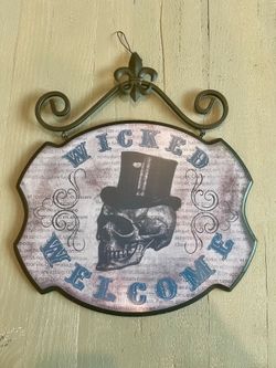 Halloween Welcome Sign