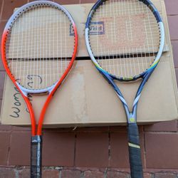 Two Set Of Wilson Tennis Racket.  Almost New