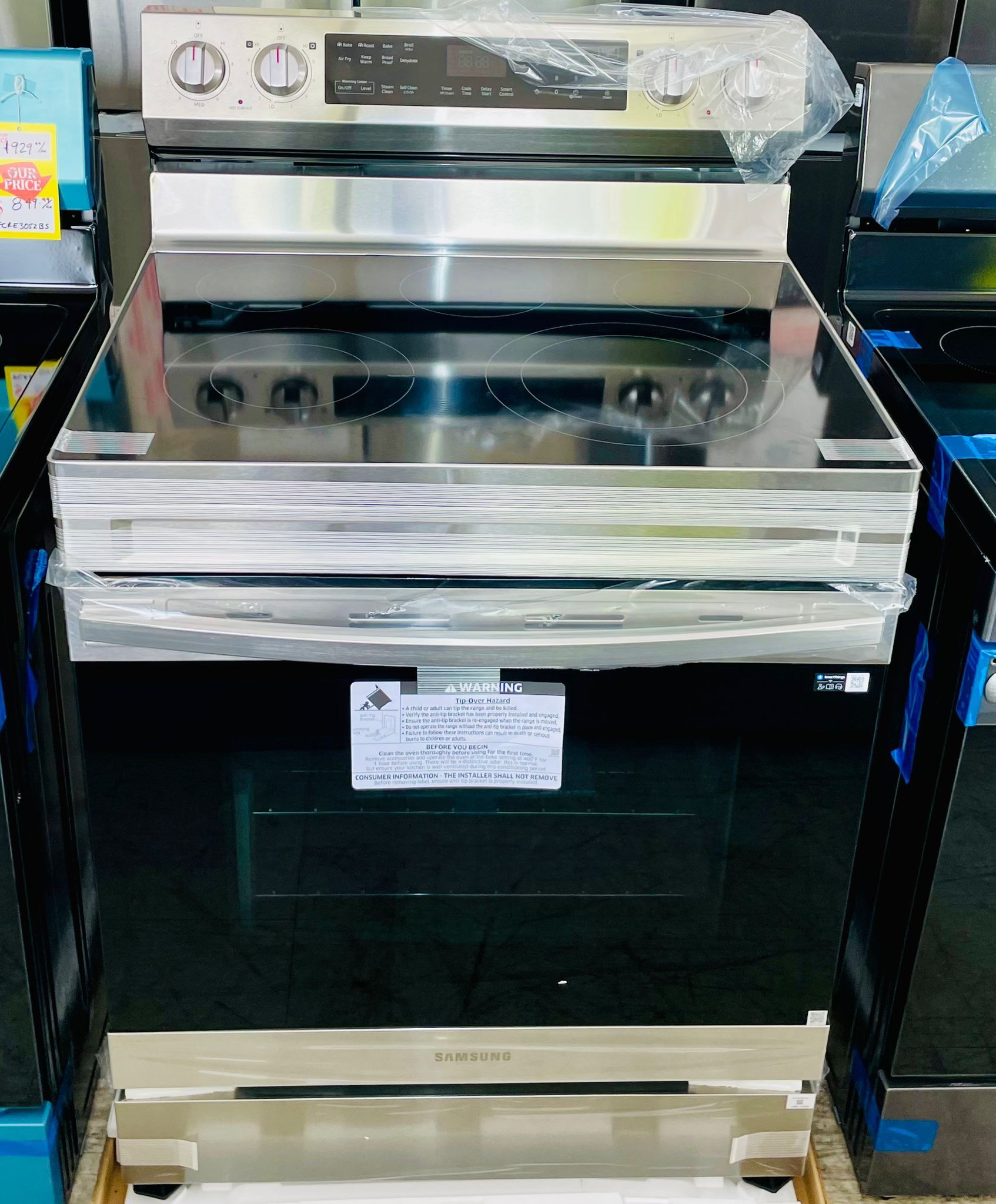 🔥🔥30” Samsung Electric Range With Airfryer