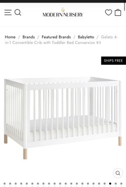 White crib