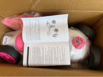 NEW Kids Ride-On Push Car – Pink & White