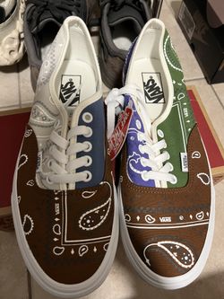 Authentic Peace Paisley Vans Shoes