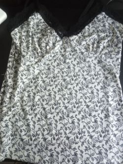 Floral Print Cami with Lace Trim (sleepwear