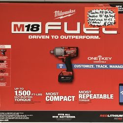 Milwaukee M18 18V Fuel Brushless 3/4” High Torque Impact Wrench Kit W/ 2 5.0 Batteries & Charger New 