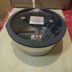 Princess House Olla de 2 .5qt antiadherente con tapa coladora signature 