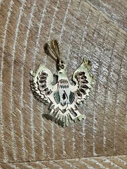 Gold 14k Eagle pendant