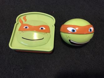 Teenage Mutant Ninja Turtles sandwich and snack holder