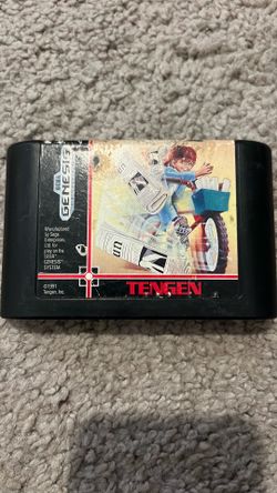 1991 paper boy sega genesis cartridge only