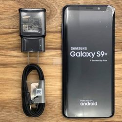 Samsung Galaxy S9+ Plus,  Factory Unlocked,  Excellent Condition,  LIKE NEW 