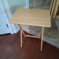 Set Of 4 Tray Tables 