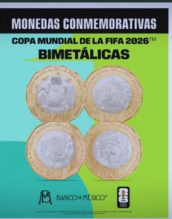 FIFA 2026 Monedas Conmemorativas edición especial Mexico