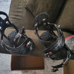 Mens K2 Bindings, K2 Helmet, Vans 10.5 Boots, Lib Tech Stormfactory M. Jacket, Goggles Glove