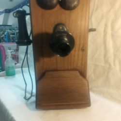 Kellogg Wall Crank Phone Vintage
