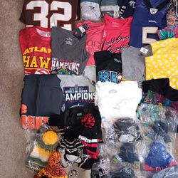 Assorted Lot of Mens & Womens Clothes (Shirts, Dresses, Jerseys & More)