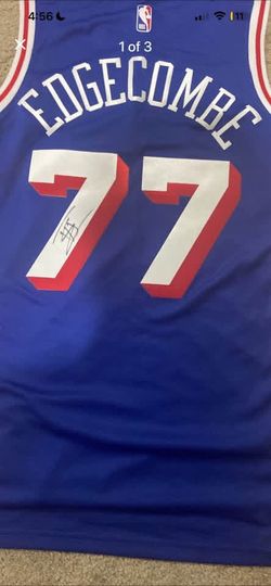 🏀 Brand New RARE Signed VJ Edgecombe Game-Worn Jersey 🔥
