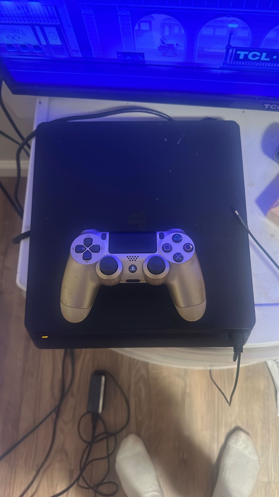 PS4 Console + Controller Works Perfectly.
