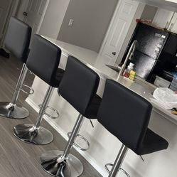 Bar stools, 4 for $150