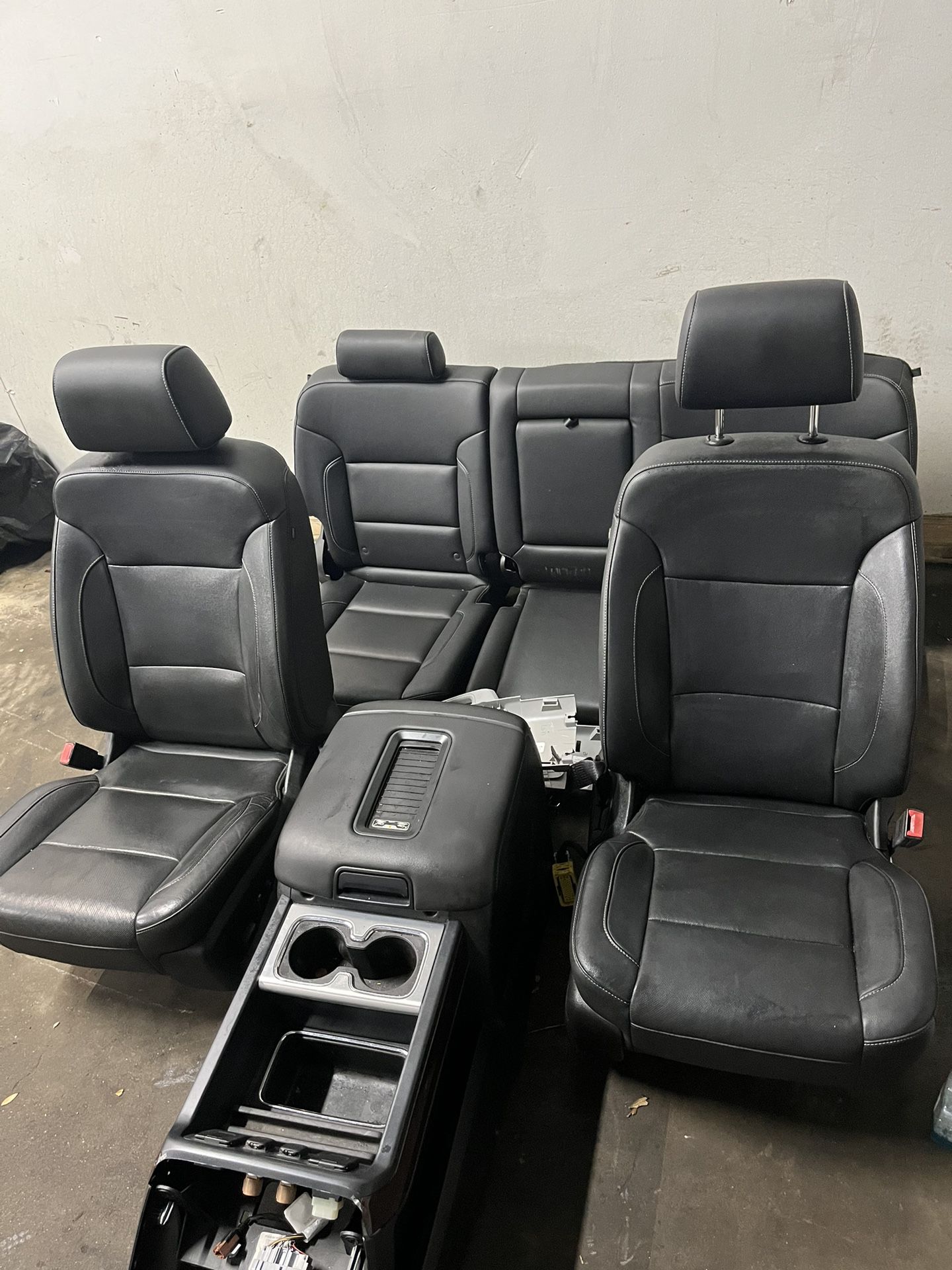 2017 Gmc 1500 Leather Interior Parts 