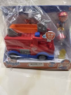 New Blippi Fire Truck with Figures & Poseable Blippi
