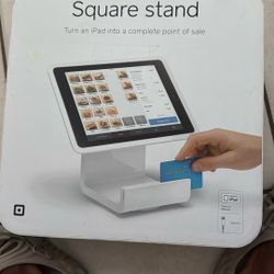 Sleek Square Stand – Like New, Ready to Power Your Business!