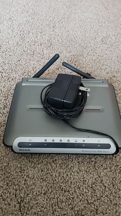 Wireless G Plus MIMO router