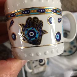 Coffee Ir Tea Mugs With Plates 