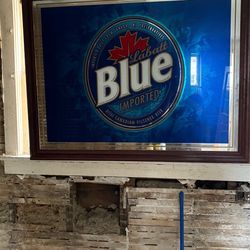 HUGE Labatt Beer Mirror 53x41 – Man Cave / Bar Decor”